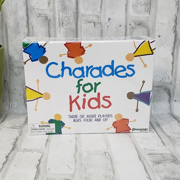 NEW Pressman Charades for Kids -- The 'No Reading Required' Family Game, 5" - Picture 3 of 4